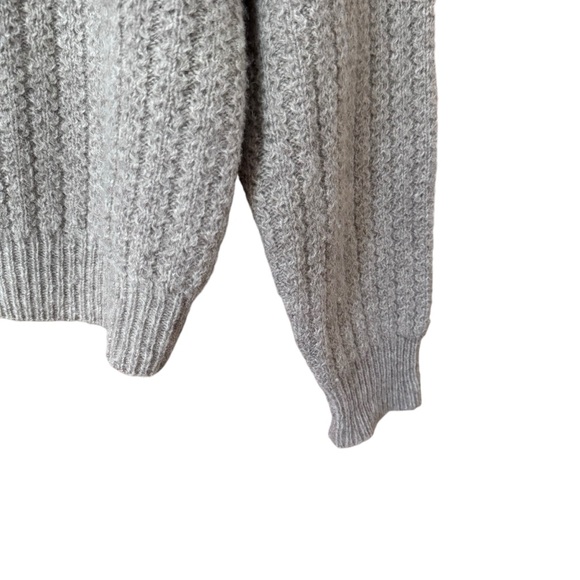 Women's Tan Cardigan Sweater - Picture 5 of 10